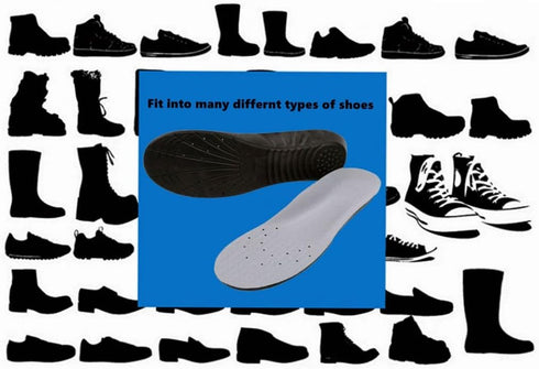 Shoe Insoles, Memory Foam Insoles for Excellent Shock Absorption and Cushioning, Comfortable for Men and Women