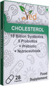 Ved Cholesterol Complex Probiotics and Prebiotics - 10 Billion CFU, 28 Capsules for Children with Lactobacillus