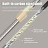 Extended Spin Mop Replacement Handle, Upgraded 60-inch 360 Degrees Rotating Telescopic Mop Stick for Cleaning System