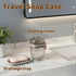 ZHLKHIOP 2 Pack Set Travel Toothbrush Holder, Toothbrush Holders Travel with OPP Bag, Compact and Lightweight Design