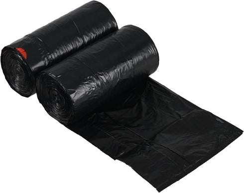 5 Gallon Medium Drawstring Garbage Bag, Black Trash Can Liner, 104 Bags