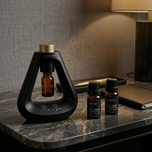 Set 2 0.33 oz Apex Starter Waterless Aromatherapy Diffuser + Fragrance Oils | Cold Air Nebulizing | Cabana & My Way fl