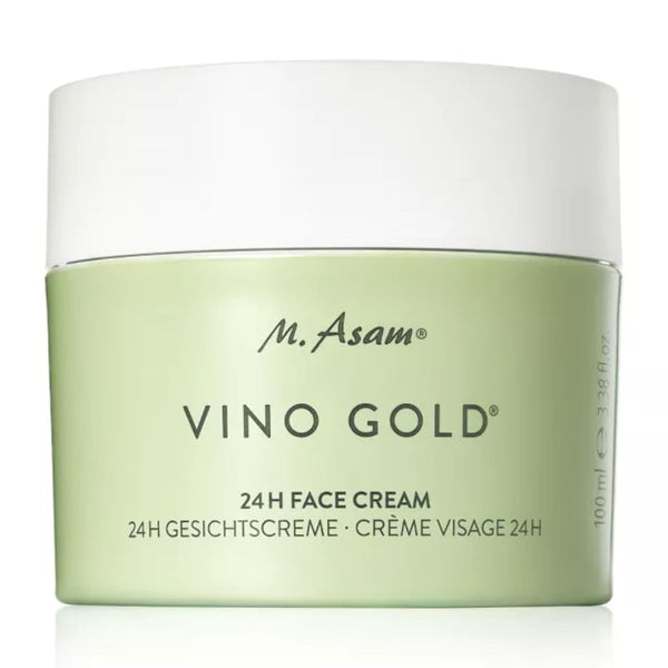 M. Asam VINO GOLD 24h Facial Cream (6.76 Fl Oz), Day & Night Moisturizer Against Lines & Wrinkles, Vegan Skincare.
