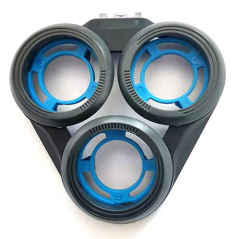 Shaver Head Blades Holder Plate for Series 5000 SH50, Razor Retaining Lock-Ring Blue Blade Retaining Rings, 3PCS