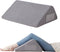 Knee Wedge Pillow, 8" Memory Foam Wedge Pillow for Knee Pain Relief, Back Sleeping, Sciatica Support