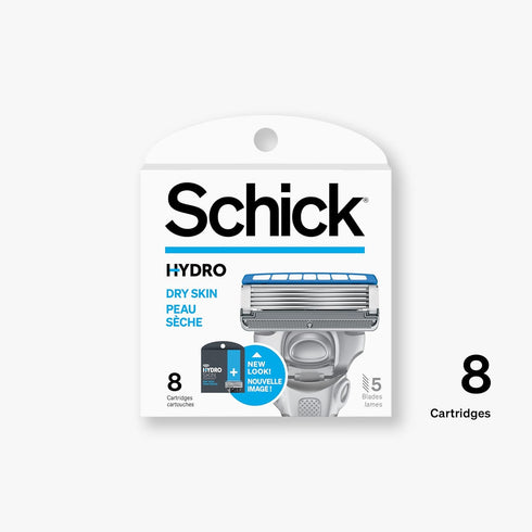 Schick Hydro 5 Sense Hydrate Razor Refills for Men, 8 Count (1 Pack)