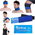 Reusable Hot and Cold Packs for Injuries, 2 Flexible Gel Ice Packs for Joint Pain, Muscle Soreness, and Headaches