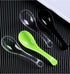 50 PCS Clear Plastic Disposable Spoons, Asian Soup Spoons, Chinese Tasting Spoons, Plastic Cutlery with Round Bottom