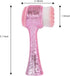Face Brush 2 in 1 - Facial Cleansing Exfoliating Brush with Soft Bristles for Deep Cleansing, Ice Flower Pink