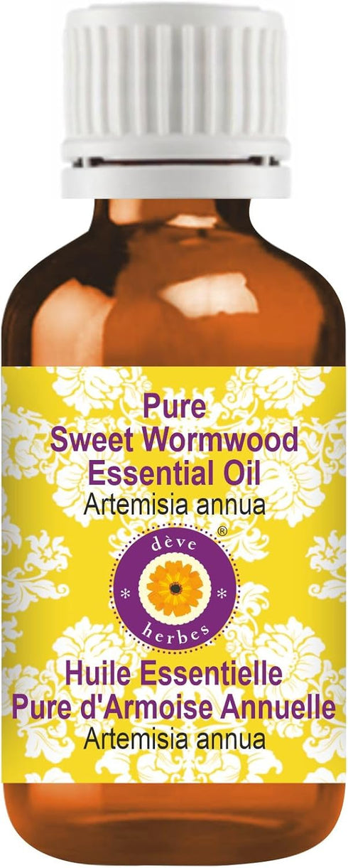 Deve Herbes Pure Sweet Wormwood Essential Oil, 15ml (0.50 oz)
