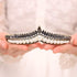 Pearl Tiaras and Crown, Crystal Head Crowns, Rhinestone Princess Tiaras for Bride, Royal Queen Crown for Women