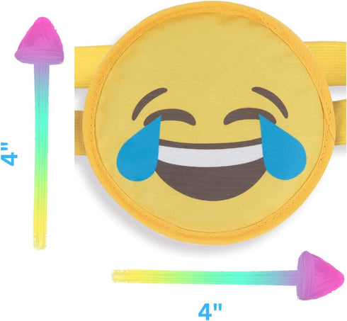 FOMI Kids Hot Cold Gel Ice Packs - 2 Pack, Multi-Use Emoji Designed Wrap for Pain Relief for Children, Reusable Compress
