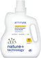 ATTITUDE Liquid Laundry Detergent, EWG Verified, HE Compatible, Vegan, Citrus Zest, 80 Loads, 67.6 Fl Oz