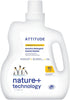 ATTITUDE Liquid Laundry Detergent, EWG Verified, HE Compatible, Vegan, Citrus Zest, 80 Loads, 67.6 Fl Oz