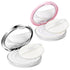 2 Pcs Refillable Loose Powder Container with Puff, 0.17/0.7 oz Portable Makeup Powder Case with Mirror and Sifter