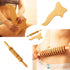 Neck Massager Roller Stick and Gua Sha - Wooden Foam Roller Massage