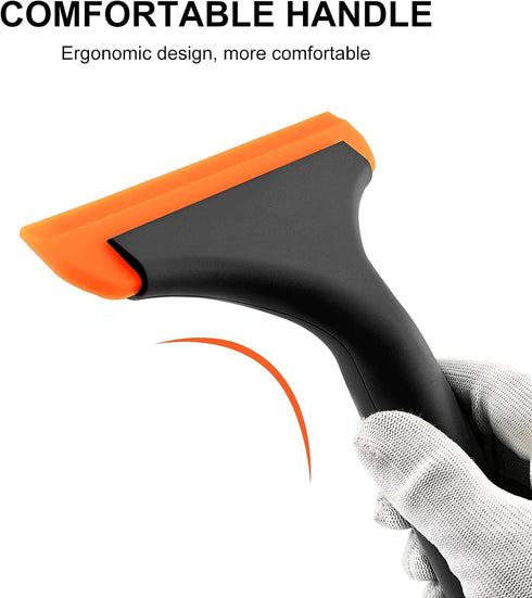 SetSail Shower Squeegee: Small Silicone Squeegee for Glass Doors, Windows, Bathroom & Car