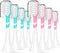 Kids Toothbrush Heads, 8 Pack Green & Pink, Compatible with Electric Philips Sonicare Handle for Ages 3-7