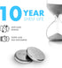 Tenergy CR1220 3V 20 Count Lithium Button Cell Battery, for Keys, Watches, Accessories