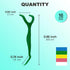 Molar Floss Stick, Convenient for Cleaning Back Teeth, Floss Sticks, Flosser Picks, Suitable for Gifting Elders or