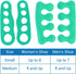 ViveSole Toe Separators, Medium (2 Pairs) - Silicone Gel Spreaders for Men & Women, Therapeutic Spa Stretchers