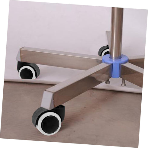 4pcs HEALLILY Wheel Replacement Rolling Cart Caster Wheels Brakes for Shelving Units