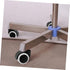 4pcs HEALLILY Wheel Replacement Rolling Cart Caster Wheels Brakes for Shelving Units