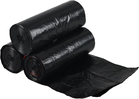3 Gallon Drawstring Trash Bags, Black Small Garbage Bag, 110 Counts/3 Rolls