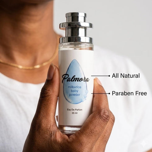 NOSBING 1 Oz Palmora Baby Powder Perfume, Baby Powder Scent, Fresh and Light Fragrance - (BABY POWDER)