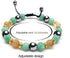 Money Attraction Bracelet - Citrine Crystal Women MenBracelets -Wealth Prosperity Abundance Stone Bead Bracelet