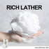 Loofah Sponge Bath Sponge 4 Pack for Women Men (White)