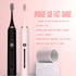 WSYKC 60 8 Electric Toothbrush USB Charging for Days, One Electric Handle, Replacement Brush Heads, Portable Toothbrush