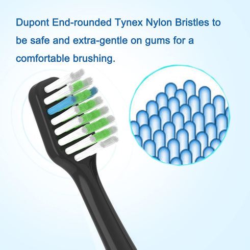 Replacement Toothbrush Heads for Waterpik - Fits Complete Care 9.0 (CC-01), Care 5.0 (WP-862), Sonic Electric Toothbrush