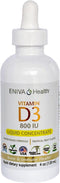 Eniva Health Liquid Vitamin D (D3), Dr. Formulated for Rapid Absorption, 120 mL