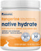 NativePath Native Hydrate, Zero Sugar Electrolytes Powder, Tangerine Hydration Powder, 30 Servings