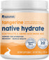 NativePath Native Hydrate, Zero Sugar Electrolytes Powder, Tangerine Hydration Powder, 30 Servings