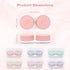 shuibao 6-Pack Set Contact Lens Case for Travel Contact Lens Solution Ideal for Storing Multiple Pairs of Lenses