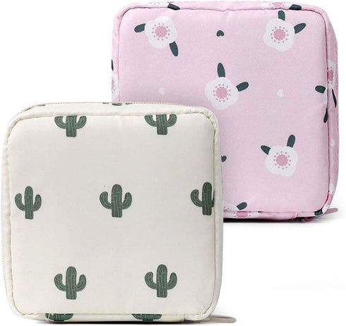 Sanitary Napkin Storage Bag,Menstrual Cup Pouch,Nylon Portable Sanitary Napkin Pads Storage Bags