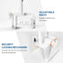 HEPO Adjustable Bathtub Safety Rail for Elderly, Tub Grab Bar for Bathroom, Assistance Bathtub Handle Clamp for Seniors