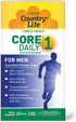 Country Life Core Daily-1 for Men, Multivitamin with Probiotics, 60 Tablets