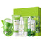 Green Tea Skincare Set, 19-In-1 Gift Set with Natural Extracts, Cleanser, Face Serum, Cream, Eye Cream & Facial Mask
