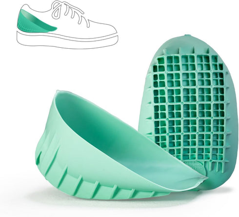 Tuli's Heavy Duty Heel Cups, Cushion Insert for Shock Absorption, 1 Pair, Made in the USA
