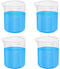 4pcs Laundry Detergent Measuring Cup, Washable Detergent Cup for Liquid Detergent, Silicone Laundry Cup, No More Mess