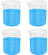 4pcs Laundry Detergent Measuring Cup, Washable Detergent Cup for Liquid Detergent, Silicone Laundry Cup, No More Mess