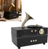 Retro Aromatherapy Humidifier, Unique USB Bluetooth Gramophone Style Vintage Oil Diffuser Cool Mist Machine for Home