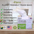 Made By Terra 13 45 USDA Certified - Plant Based Kitchen Trash Bags with HANDLES, Gallon Standard Size - Bags