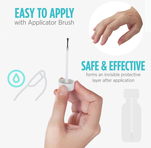 "Liquid Bandage for Skin - Topical Analgesic and Antiseptic, Protective Barrier for Small Cuts and Wounds, 1 Ounce"