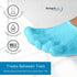NatraCure 5-Toe Gel Lined Foot Moisturizing Socks - Aloe & Shea Infused Hydrating Socks for Dry Cracked Heels