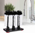 MUNEFE 3 Brush Cleaner, Water Bottle Cleaner Brush, Glass Cup Washer with Suction Cup Base Brush for Kitchen Sink Home