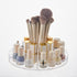 SUNFICON 360 Rotation Makeup Organizer, Crystal Clear Acrylic Cosmetic Storage Holder for Bathroom and Vanity